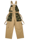 Khaki & Camo Patchwork Cargo Overalls