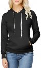 Women's Slim Fit Zip Up & Pullover Hoodie Lightweight Long Sleeve Kangaroo Pocket Basic Casual Sweatshirt